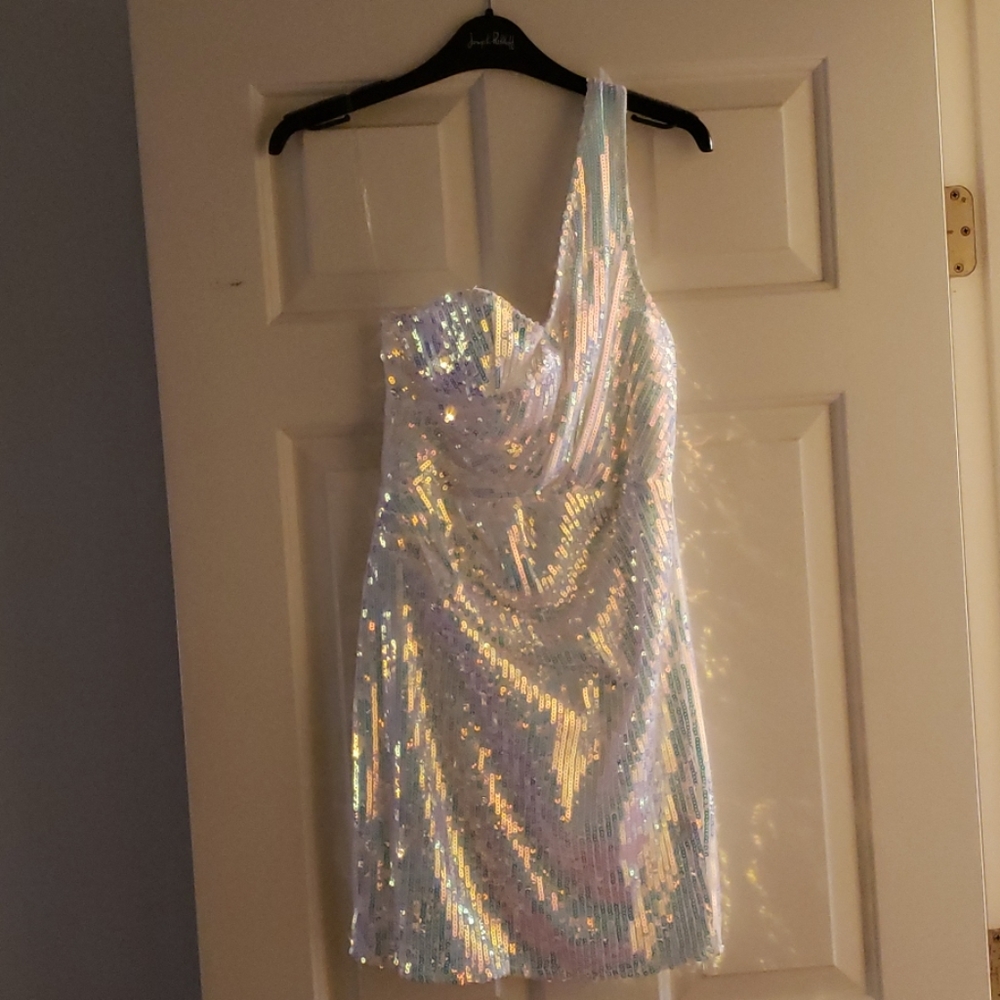 Cold Shoulder Mini Dress